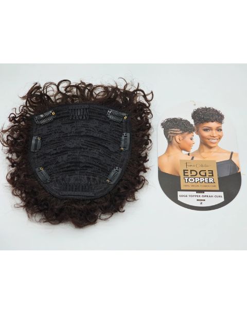 Femi Collection 100% Human Hair Edge Topper STRAIGHT"
