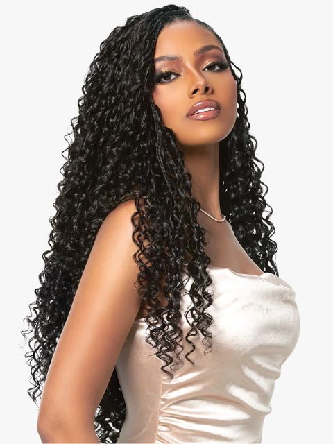 Sensationnel Empire Feather 100% Human Hair  Crochet Braid-LOOSE DEEP"