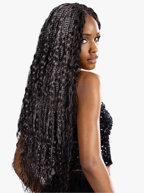 Sensationnel Empire Feather 100% Human Hair  Crochet Braid-LOOSE DEEP"