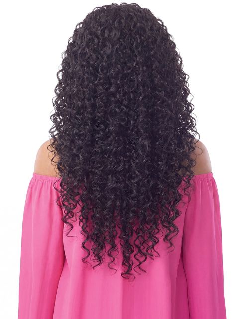 Janet Collection Human Hair Blend Encore Lavie Feather Crochet Knotless Braid Extension HAWAIIAN WAVE" Weave (ELHWW)