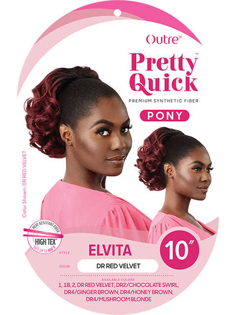 Outre Pretty Quick Pony Ponytail - ELVITA