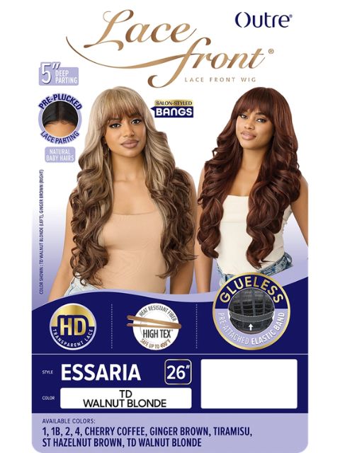 Outre HD Transparent Glueless Lace Front Wig - ESSARIA