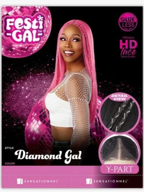 Sensationnel Shear Muse Festi Gal DIAMOND GAL Lace Wig