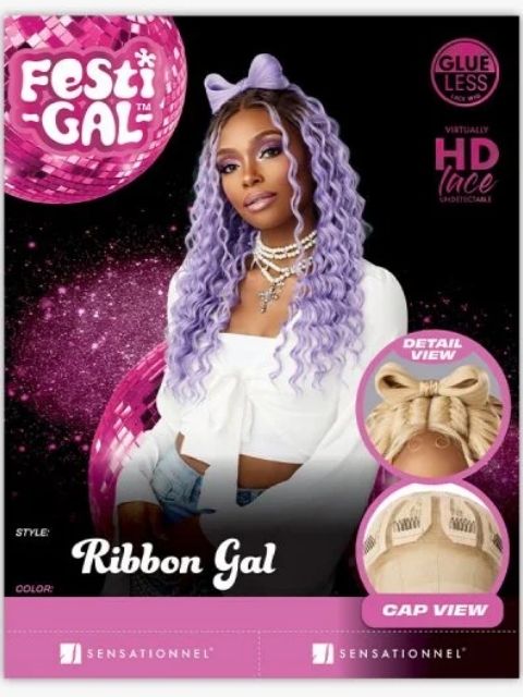 Sensationnel Shear Muse Festi Gal RIBBON GAL Lace Wig