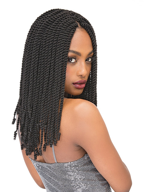 Janet Collection 3X SENEGAL CURLY FINISH 18" Crochet Braid (24strands)
