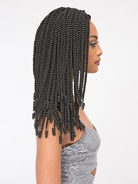 Janet Collection 3X SENEGAL CURLY FINISH 18" Crochet Braid (24strands)