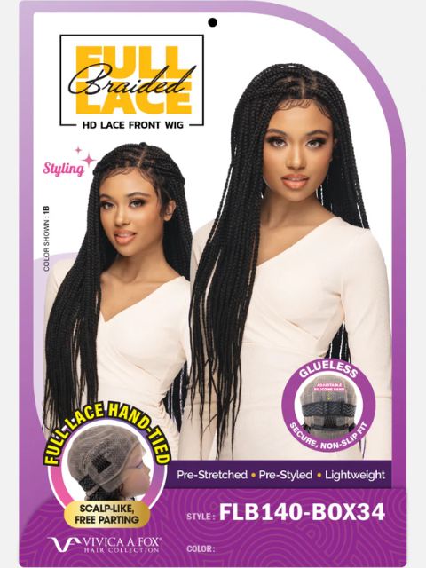 Vivica A Fox Full Lace Braided HD Hand-Tied Lace Front Wig (BOX34) FLB140"