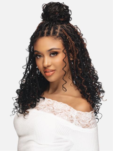 Vivica A Fox Full Lace Braided HD Hand-Tied Lace Front Wig (BOHOB18) FLB142"