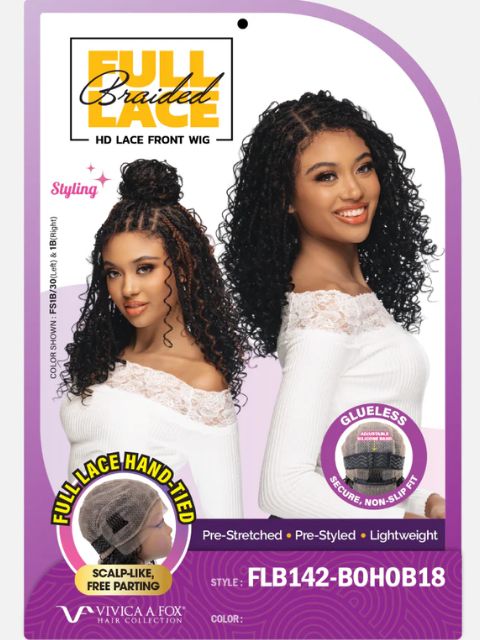 Vivica A Fox Full Lace Braided HD Hand-Tied Lace Front Wig (BOHOB18) FLB142"
