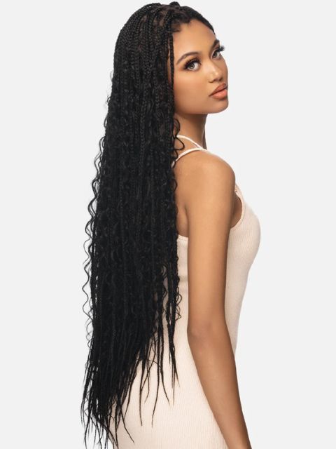 Vivica A Fox Full Lace Braided HD Hand-Tied FLB143-BOHOB36" Lace Front Wig
