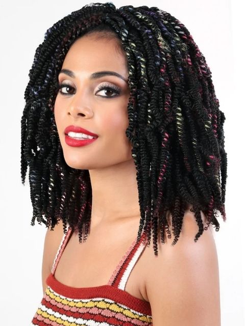 Motown Tress Pre-Loop FLUFFY PASSION TWIST 14" Crochet Braid (C14.PASSN)