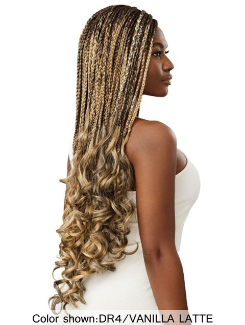 Outre Pre-Braided 13x4 Glueless HD Lace Frontal Wig- FRENCH CURL BOX Braid 32"
