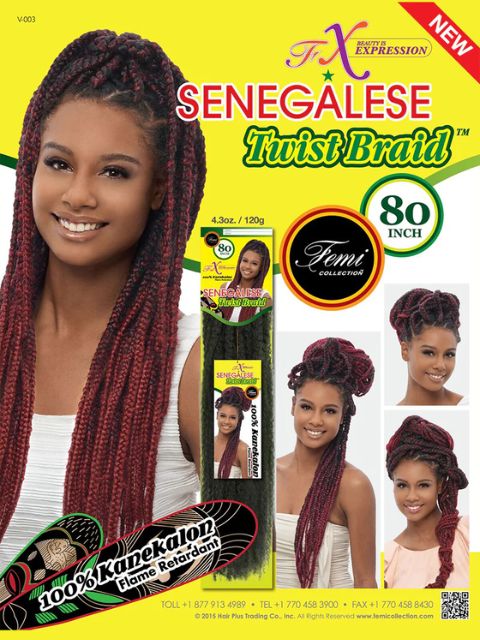 Femi Collection FX SENEGALES TWIST BRAID 80" Braid