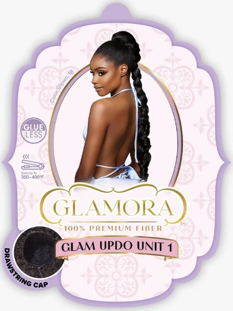 Sensationnel Glamora HD Lace GLAMORA_GLAM UPDO UNIT 1" Drawstring Ponytail
