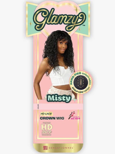 Sensationnel GLAMZY LACE PARTING_MISTY HD Lace Parting Wig