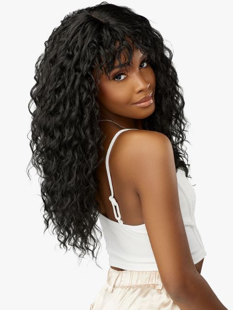 Sensationnel GLAMZY LACE PARTING_MISTY HD Lace Parting Wig