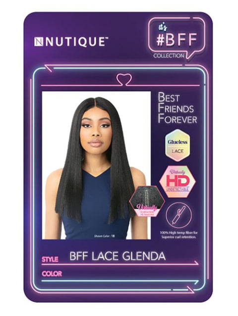 Nutique BFF Collection Synthetic Glueless HD Lace Front Wig - GLENDA