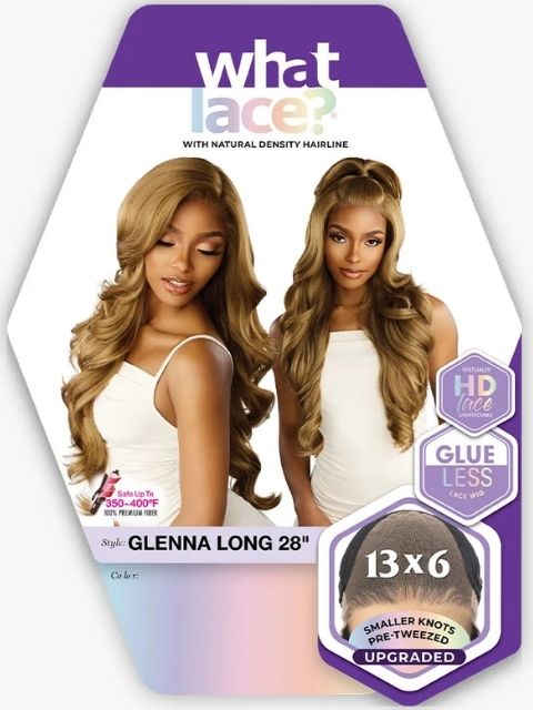 Sensationnel  WHAT LACE?  13x6 HD Lace Glueless Lace Wig -GLENNA LONG 28"