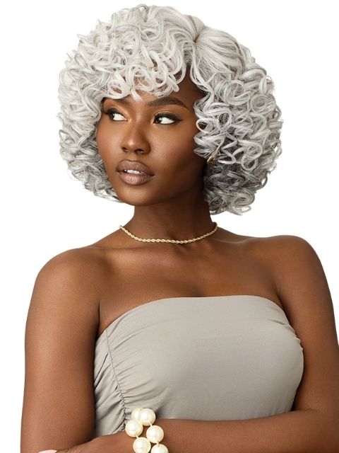 Outre Wigpop GrayGlow Premium Synthetic GLOW 1" Full Wig