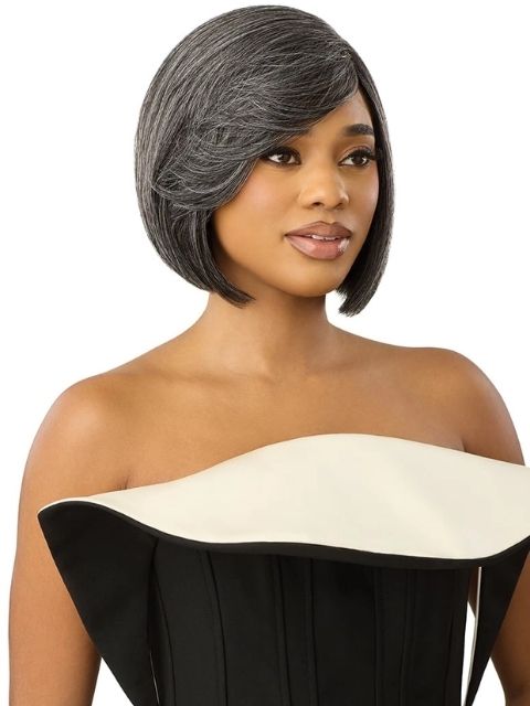 Outre Wigpop GrayGlow Premium Synthetic GLOW 3" Full Wig