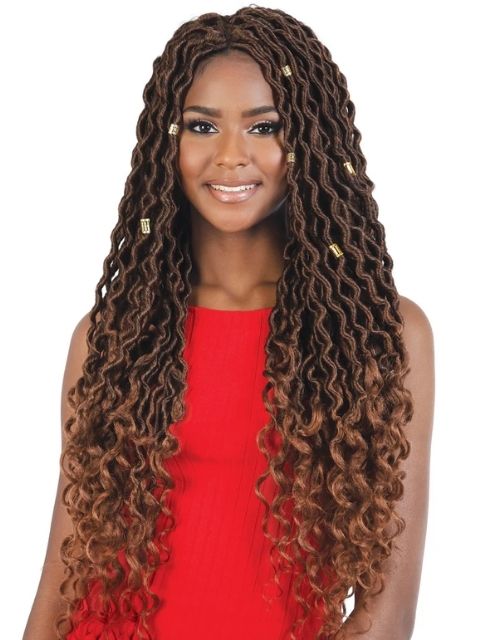 Motown Tress Pre-Loop 5X GODDESS LOCS" Crochet Bulk  Braid