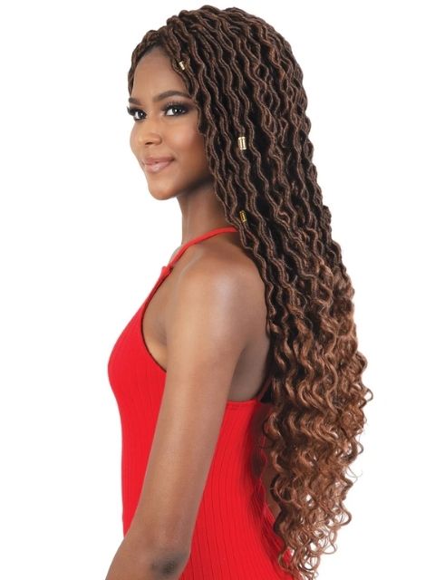 Motown Tress Pre-Loop 5X GODDESS LOCS" Crochet Bulk  Braid