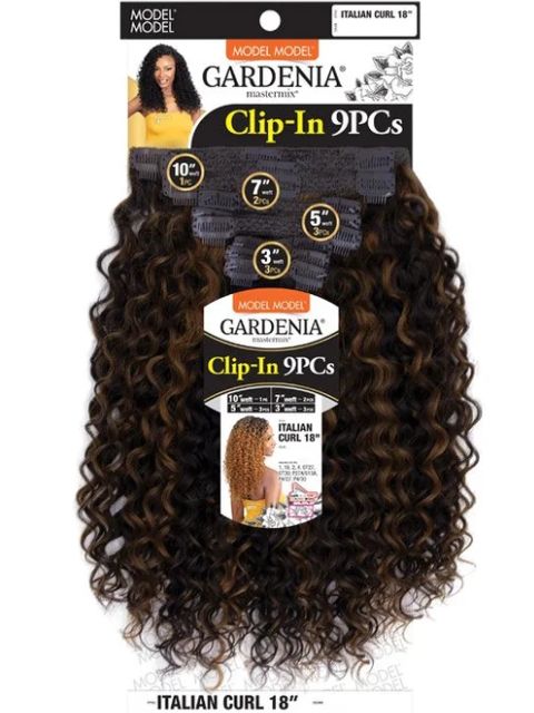 Model Model Gardenia MasterMix ITALIAN CURL 18" Clip-In 9pcs