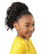 Outre Lil Looks Premium Synthetic Drawstring Ponytail - GOLD ACCENTED NATURAL WAVE 12