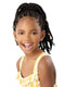 Outre Lil Looks Premium Synthetic Drawstring Ponytail - GOLD CUFFED BOMB TWISTS 12