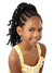Outre Lil Looks Premium Synthetic Drawstring Ponytail - GOLD CUFFED BOMB TWISTS 12