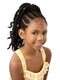 Outre Lil Looks Premium Synthetic Drawstring Ponytail - GOLD CUFFED BOMB TWISTS 12