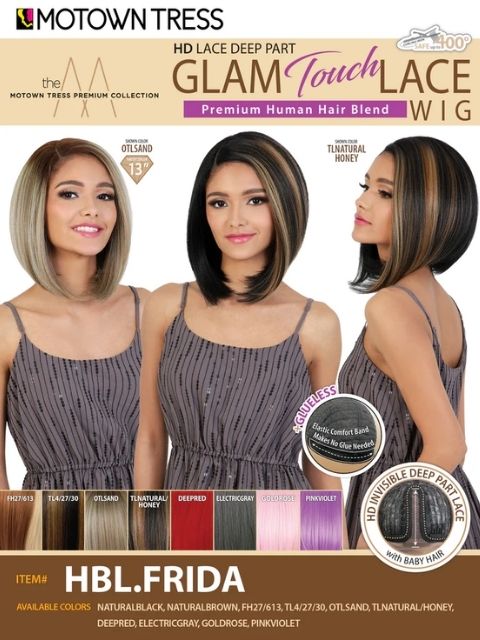 Motown Tress Glam Touch Glueless HD Deep Part Lace Wig - HBL.FRIDA