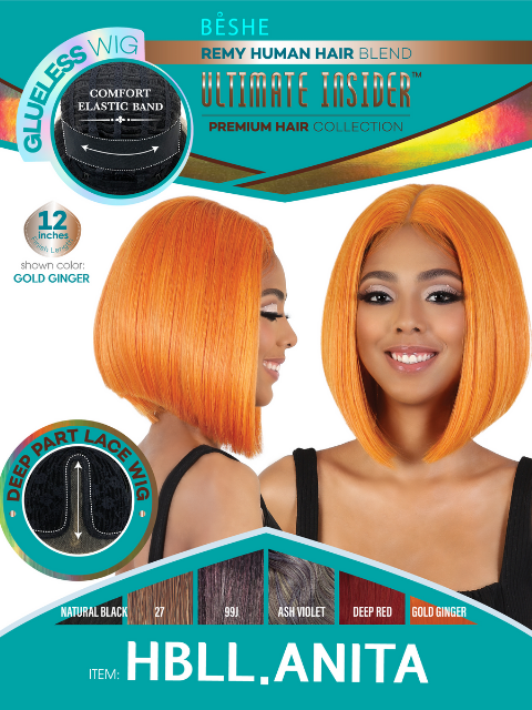Beshe Ultimate Insider Collection Glueless Deep Part Lace Wig - HBLL.ANITA