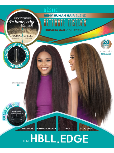 Beshe Ultimate Insider Collection Glueless Deep Part Lace Wig - HBLL.EDGE