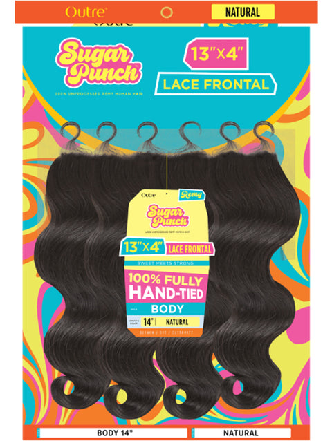 Outre SugarPunch 100% Unprocessed Human Hair- 13x4 HD BODY Lace Closure