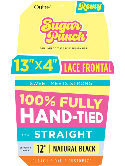 Outre SugarPunch 100% Unprocessed Human Hair- 13x4 HD STRAIGHT Lace Closure