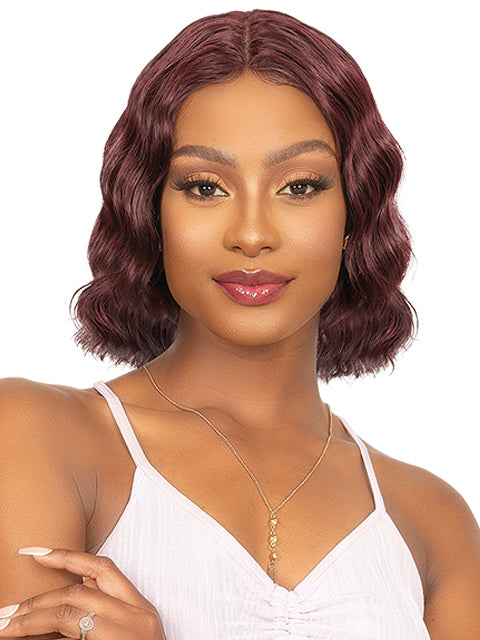 Janet Collection 100% Human Hair Natural Deep Part KAMEL Wig *SALE