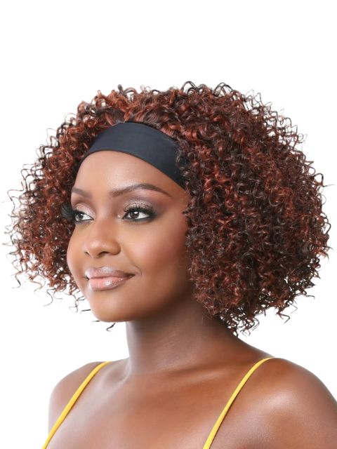 Its a Wig Premium Synthetic HEADBAND WIG CURLY GLAM  Half Wig