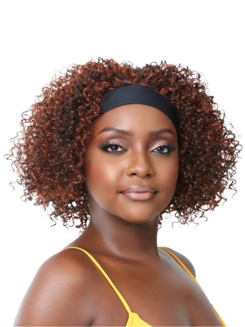 Its a Wig Premium Synthetic HEADBAND WIG CURLY GLAM  Half Wig