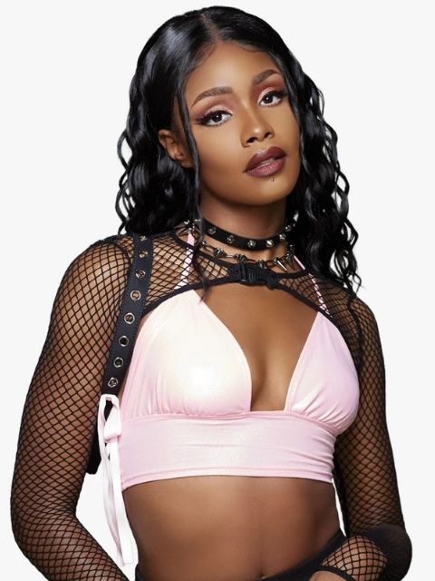 Sensationnel HexDoll 100% Premuim Fiber Glueless HEXDOLL_EMBER" HD Lace Wig
