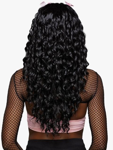 Sensationnel HexDoll 100% Premuim Fiber Glueless HEXDOLL_EMBER" HD Lace Wig