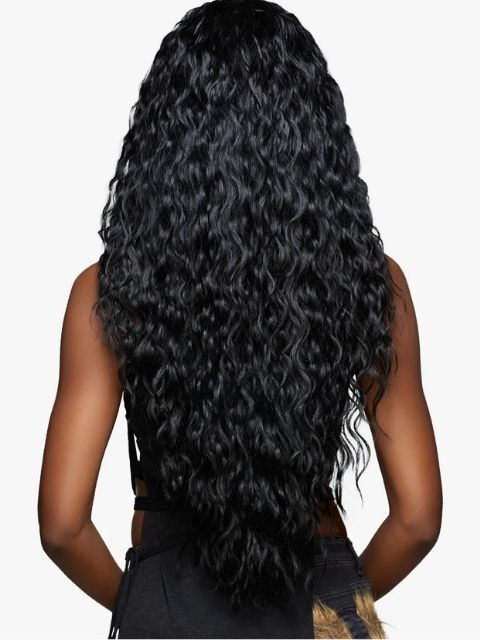 Sensationnel HexDoll 100% Premuim Fiber Glueless HEXDOLL_MORTICIA" HD Lace Wig