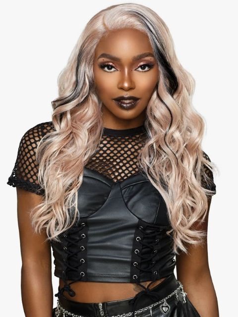 Sensationnel HexDoll 100% Premuim Fiber Glueless HEXDOLL_RAVEN- HD Lace Wig