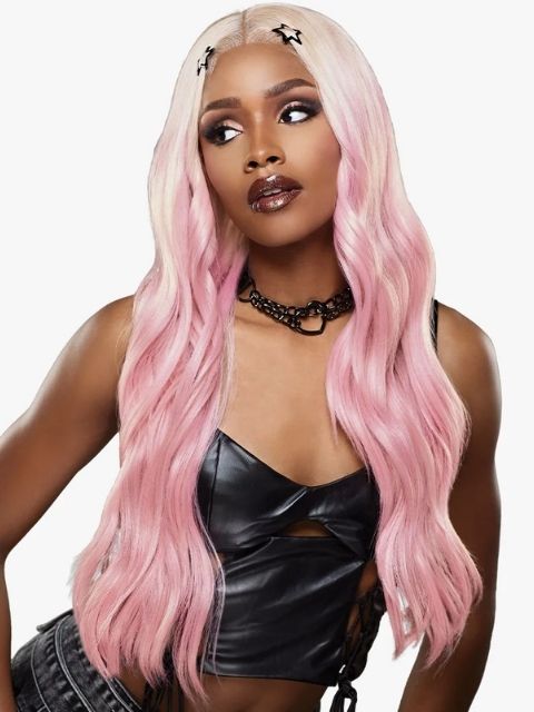 Sensationnel HexDoll 100% Premuim Fiber Glueless HD HEXDOLL_VEX" Lace Wig