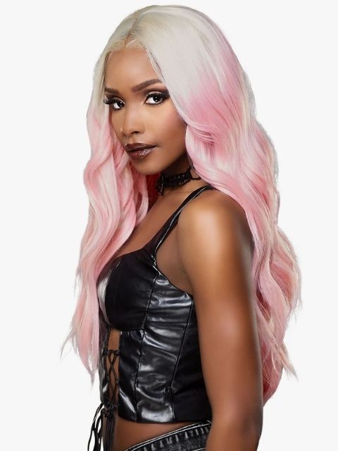 Sensationnel HexDoll 100% Premuim Fiber Glueless HD HEXDOLL_VEX" Lace Wig