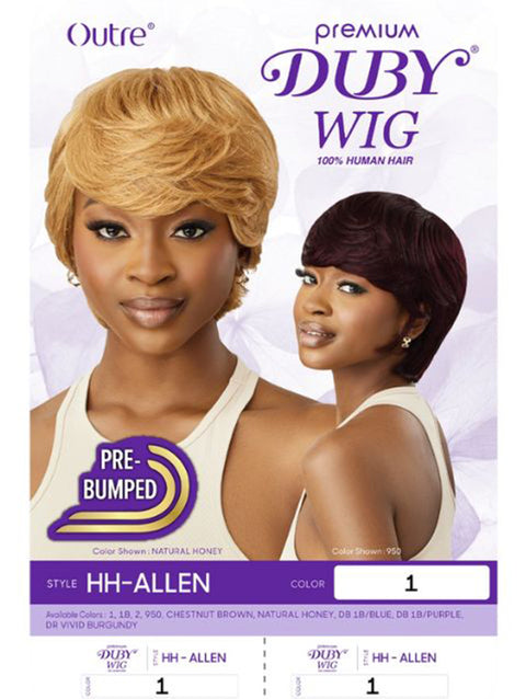 Outre Premium Duby Human Hair Full Wig - HH-ALLEN