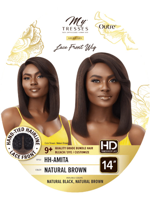 Outre Mytresses Gold Label 100% Unprocessed Human Hair Lace Front Wig - HH-AMITA