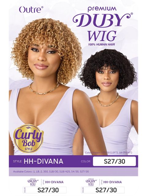 Outre Premium Duby 100% Human Hair HH-DIVANA" Full Wig