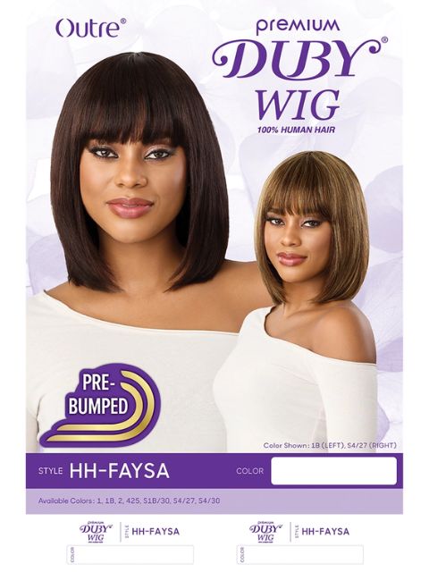 Outre Premium Duby 100% Human Hair Full Wig - HH-FAYSA