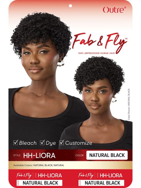 Outre Premium Fab & Fly Human Hair HH-LIORA" Full Wig